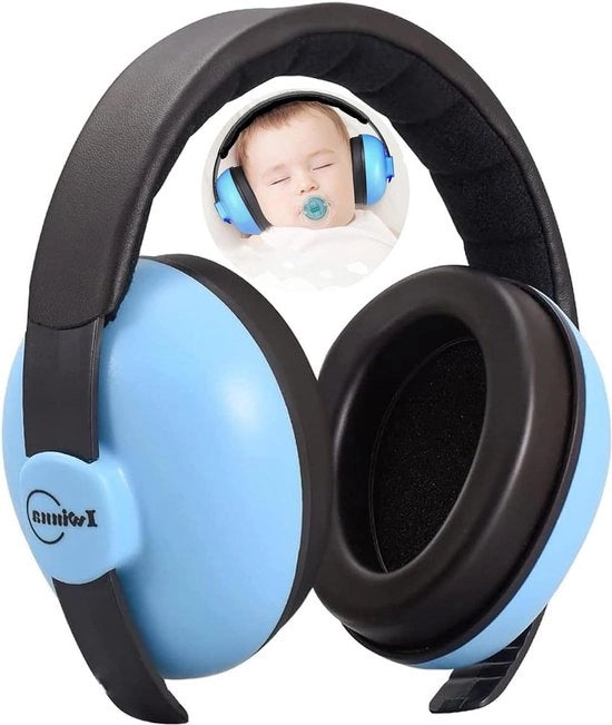 Protettori Orecchi per Bambini con Cancello Rumore - 1 Mese a 2 Anni - Accessori per Viaggi