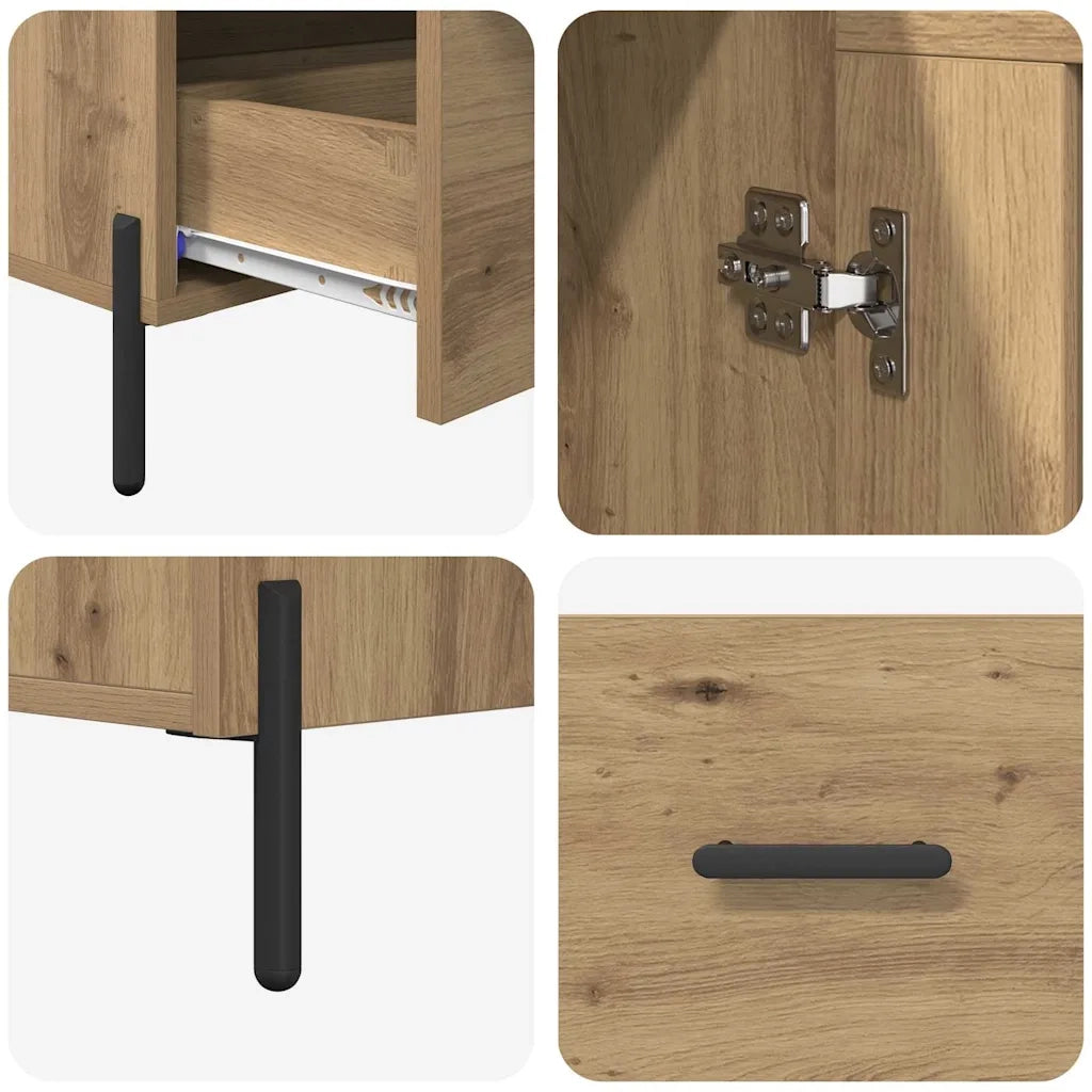 Credenza | Madia | Buffet da pranzo | Armadio da pranzo Corona Rovere artigianale 69,5 x 31 x 115 cm