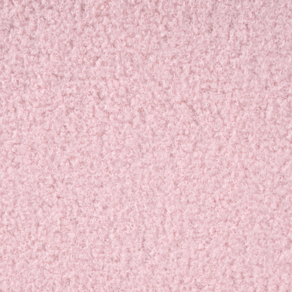 Letto singolo in bouclè rosa con base a doghe 90 x 200 cm Camera da letto Bambini Camera Moderna Tradizionale