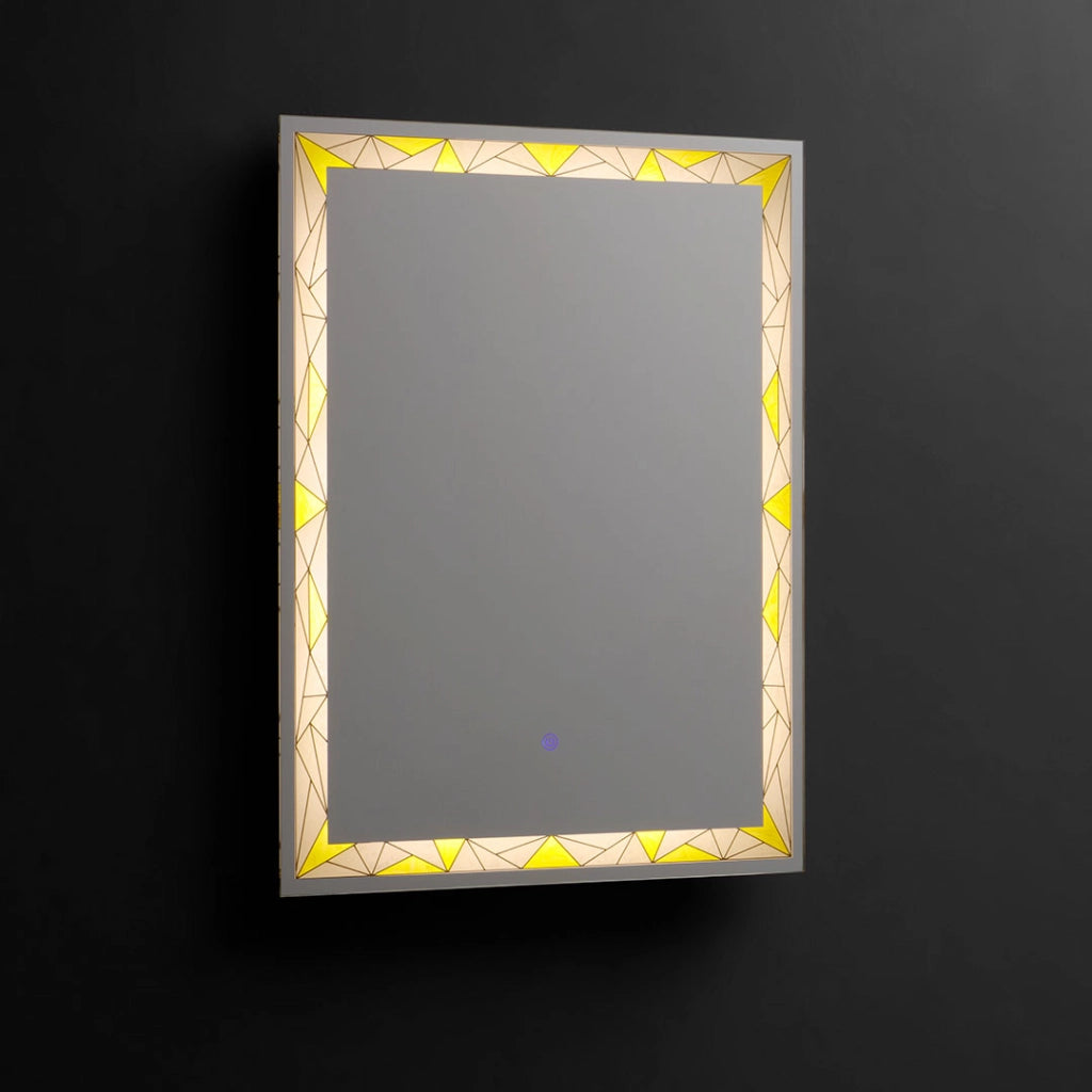 Specchio rettangolare 60x80 illuminato a led