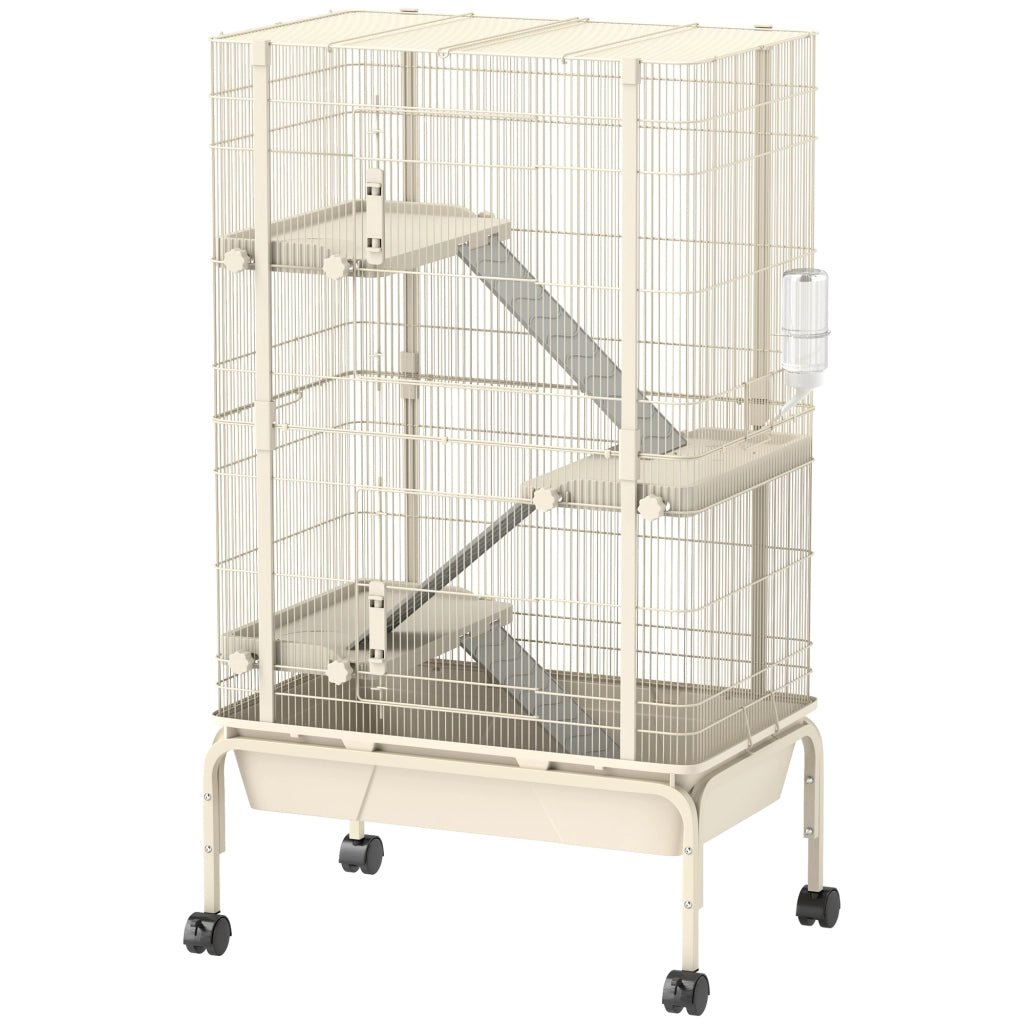 Gabbia per Animali Domestici 4 Livelli ¨C Zephmum ¨C 88x48x150 cm