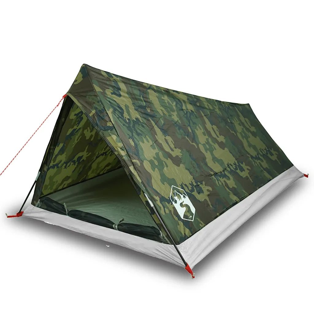 Tenda da Campeggio per 2 Persone Mimetica Impermeabile 4009626