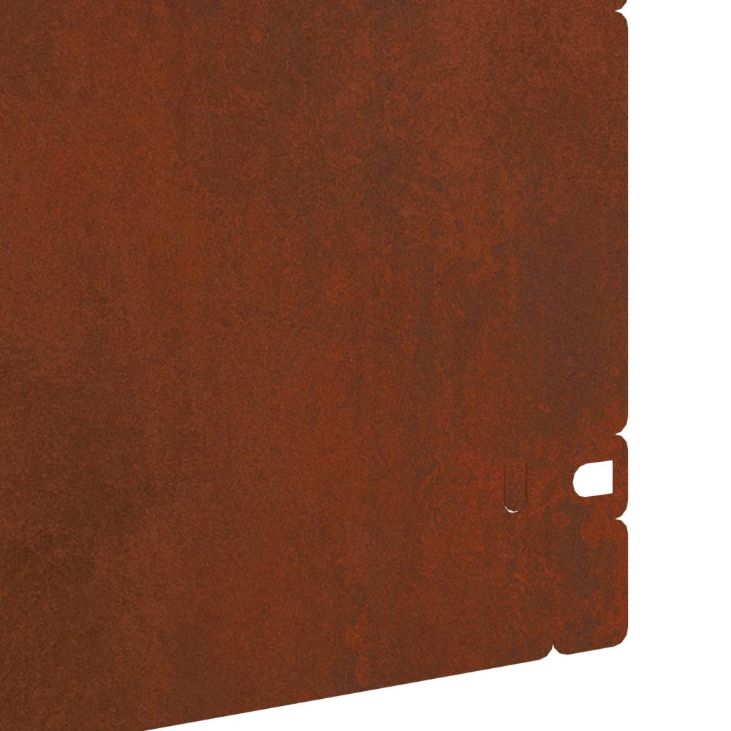 Bordure per prato 20 pz Ruggine 103 x 0,05 x 22 cm CFW3563506
