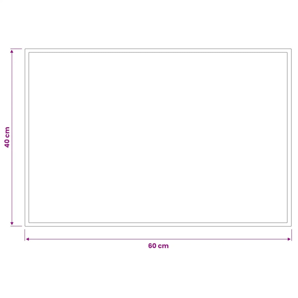 Tappetino Grigio Chiaro 60 x 40 cm 100% Poliammide 42045758