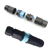 2 Connettori Veloce IP68 Forma I Manicotto Collegamento Cavo Esterno 3P 121x30mm