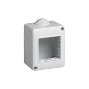Elettroit serie starlight ip40 contenitore 2p protetto per serie civili compatibile plana