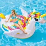 ISOLA GRANDE GONFIABILE UNICORNO  cm.251x163x145  peso kg.5,10 (57291)    INTEX