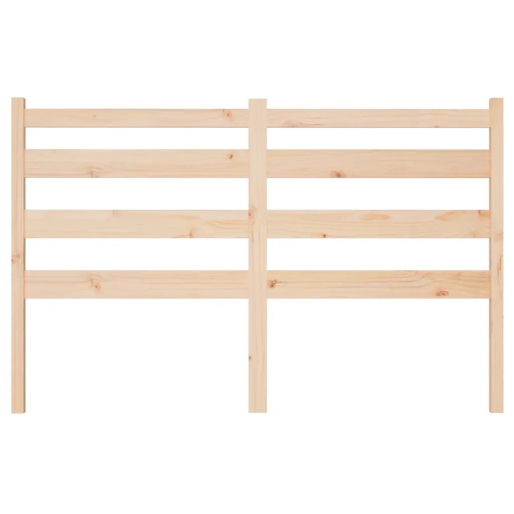 Testiera per Letto 141x4x100 cm in Legno Massello di Pino