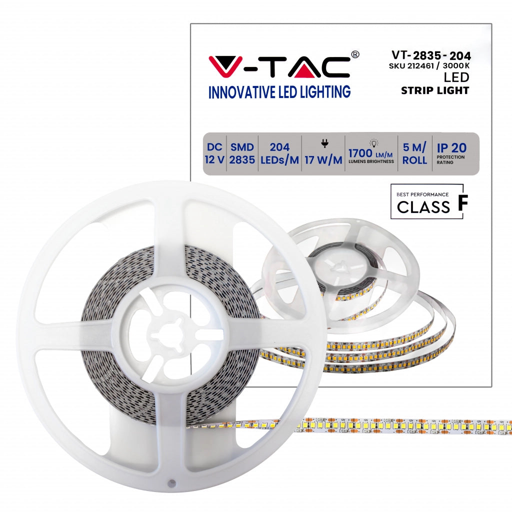 Strip LED SMD2835 - 204 LED 3000K IP20