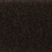 Tappetini per scale autoadesivi 15 pz 65x21x4 cm marrone scuro bordo rettangolare 326187