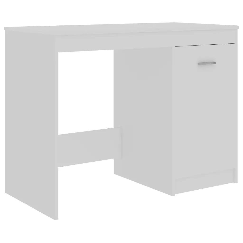 Scrivania Bianca 140x50x76 cm in Legno Multistrato 3054780