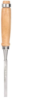 Beitello per lavorazione del legno - Manico ergonomico - Testa a 8 mm - Acciaio CrMo - Attrezzo duraturo - Taglio affilato - Beitel