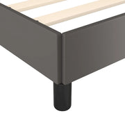 Giroletto senza Materasso Grigio 120x190 cm Similpelle