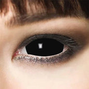 Lenti a contatto sclera nera per Halloween e cosplay -3,0 dioptria