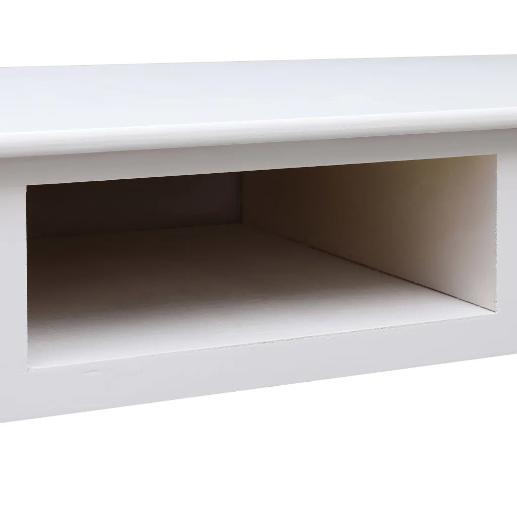 Scrivania Bianca 110x45x76 cm in Legno cod mxl 67672