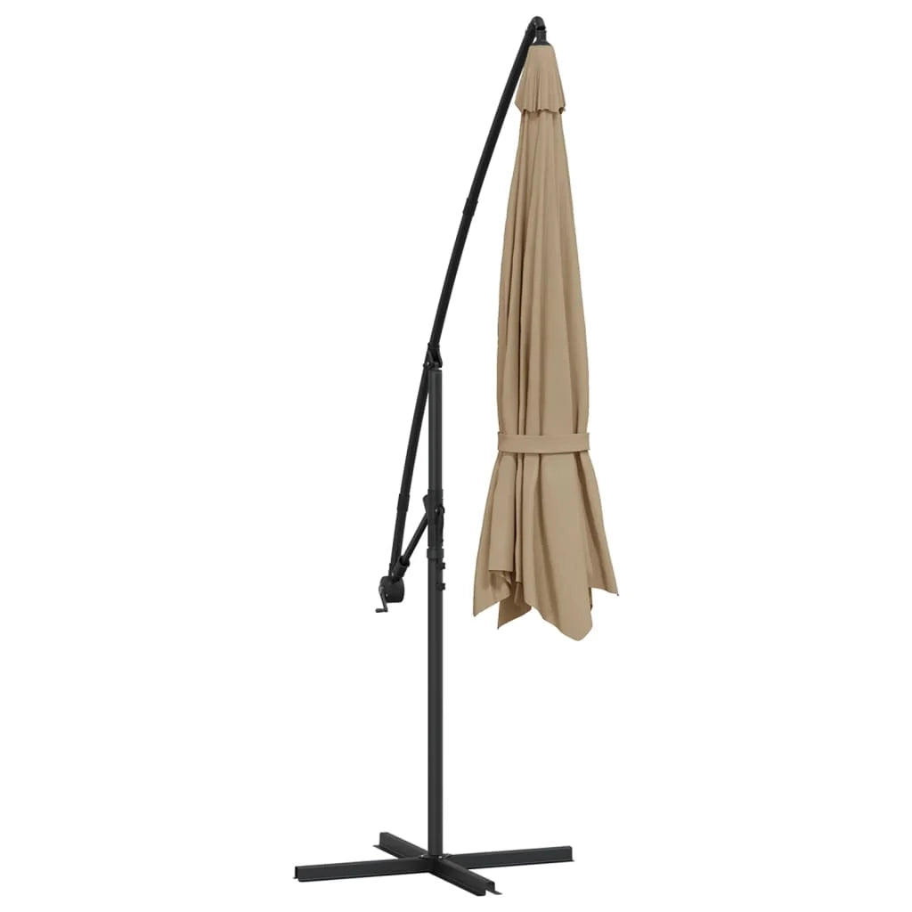 Ombrellone mobile da giardino a sbalzo con palo in alluminio 350 cm tortora 02_0008635
