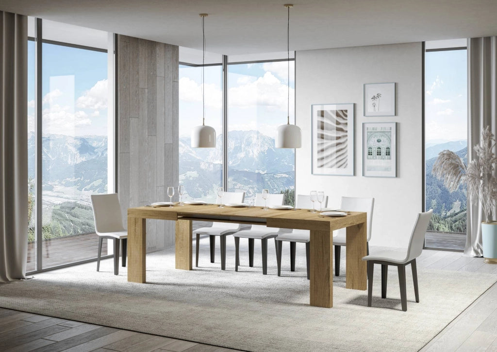 Tavolo Allungabile 120/224x90x77 cm Roxell Quercia Natura