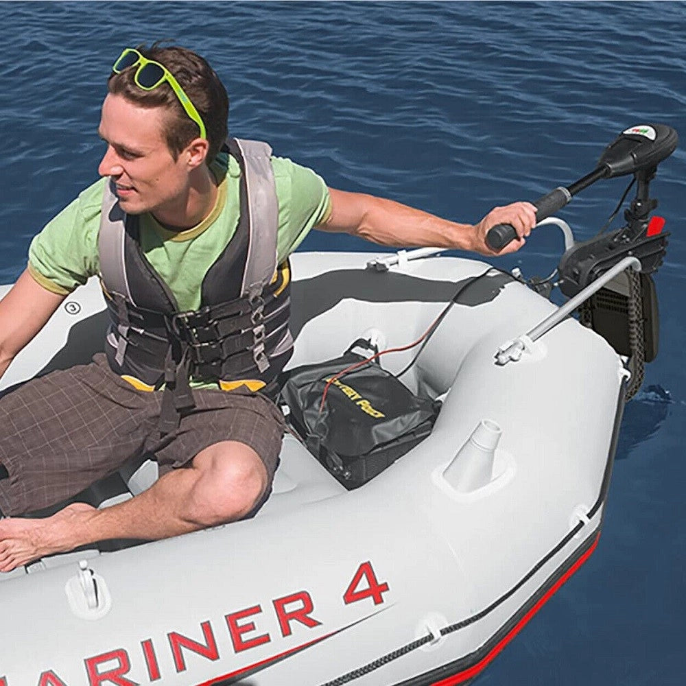 Trade Shop - Kit Di Montaggio Del Motore Per Canotto Gommone Con Supporti In Alluminio 68624 -