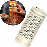 Lampada esterna LED pieghevole con batteria ricaricabile, testa rotativa e supporto per illuminazione di design all'aperto.