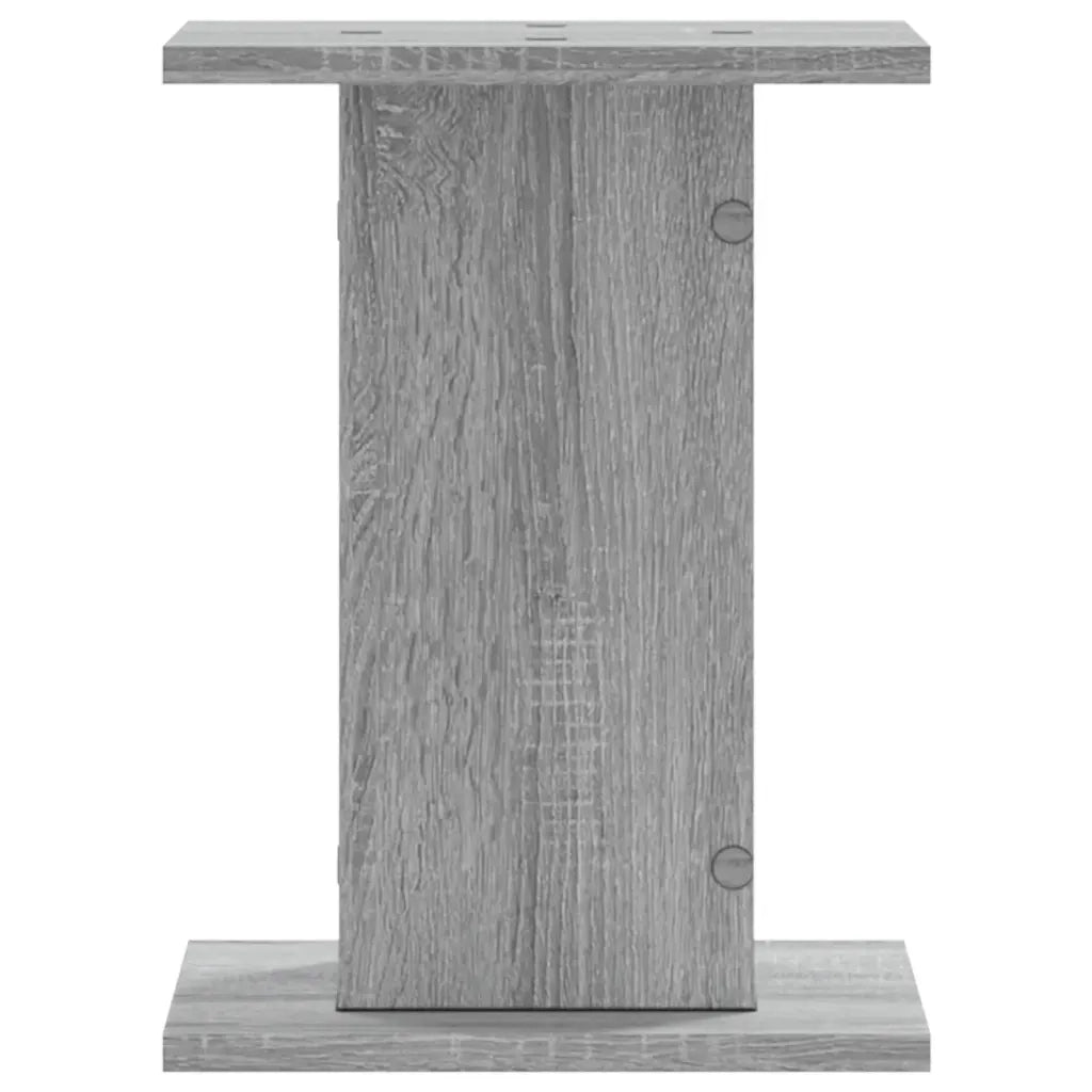 Supporti Altoparlanti 2 pz Grigio Sonoma 30x30x40cm Multistrato 852650