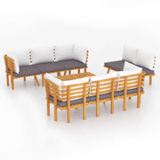 Set di mobili da giardino mobili da esterno 8 pezzi con cuscini legno massello di acacia 02_0017490