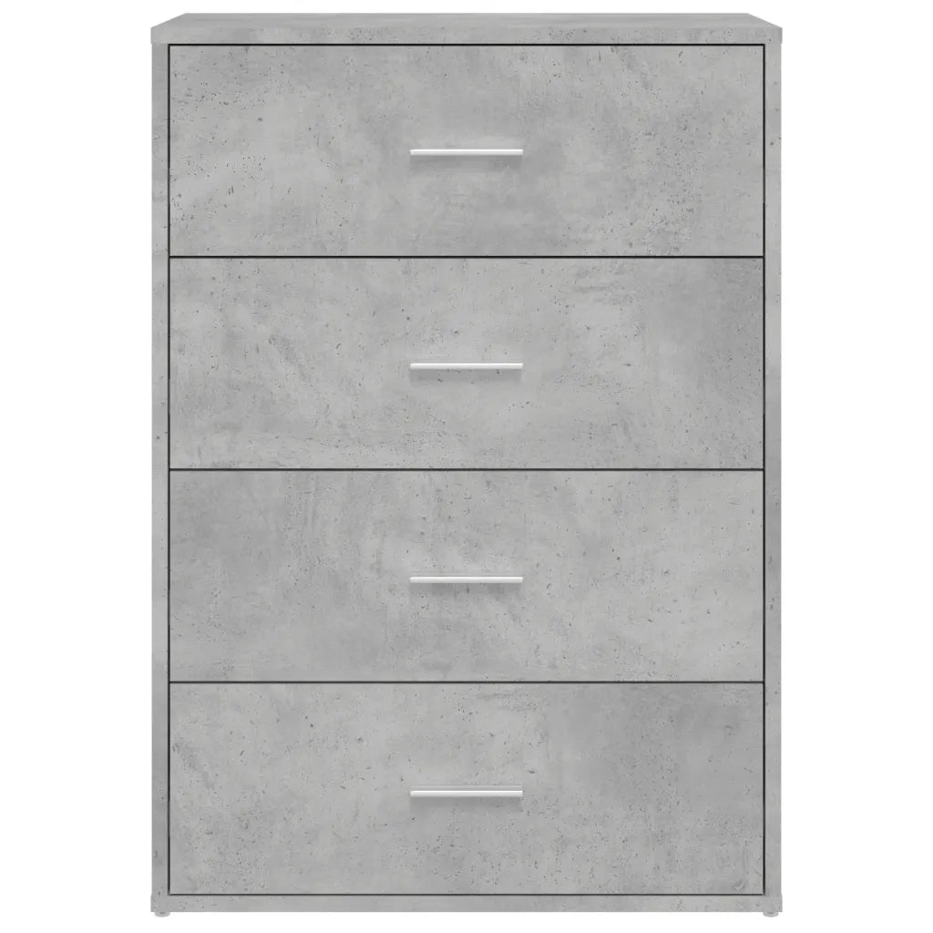 Credenze 2 pz Grigio Cemento 60x31x84 cm in Legno Multistrato 3276584