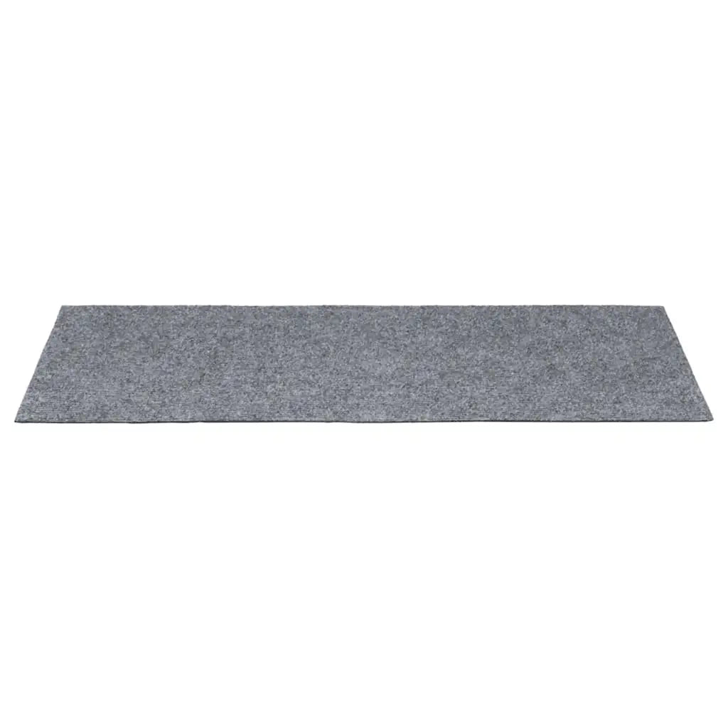 Tappetini per Scale Autoadesivi 30 pz Grigio Chiaro 60x25 cm