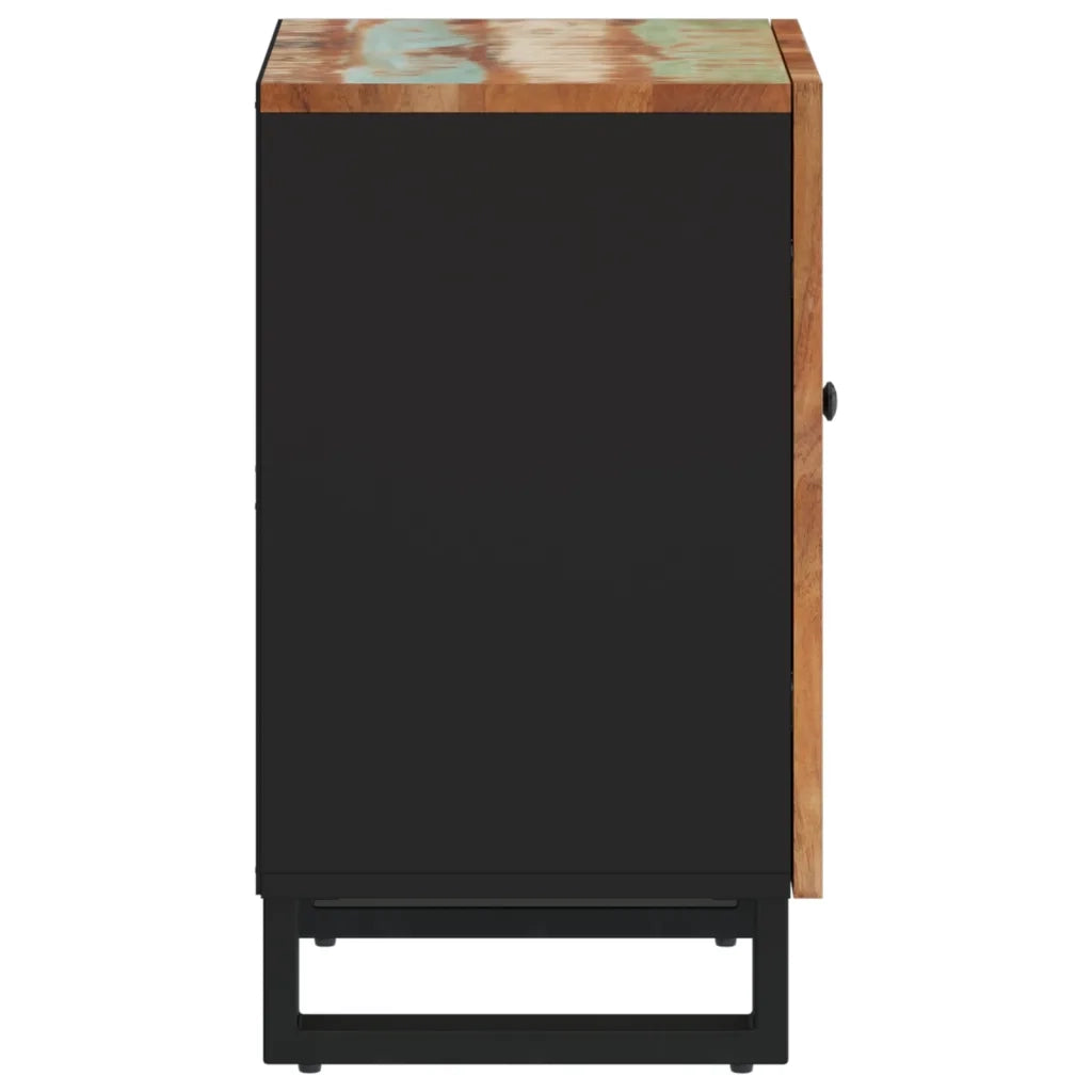 Mobile da Bagno 38x33x58cm Legno Massello di Recupero 351996