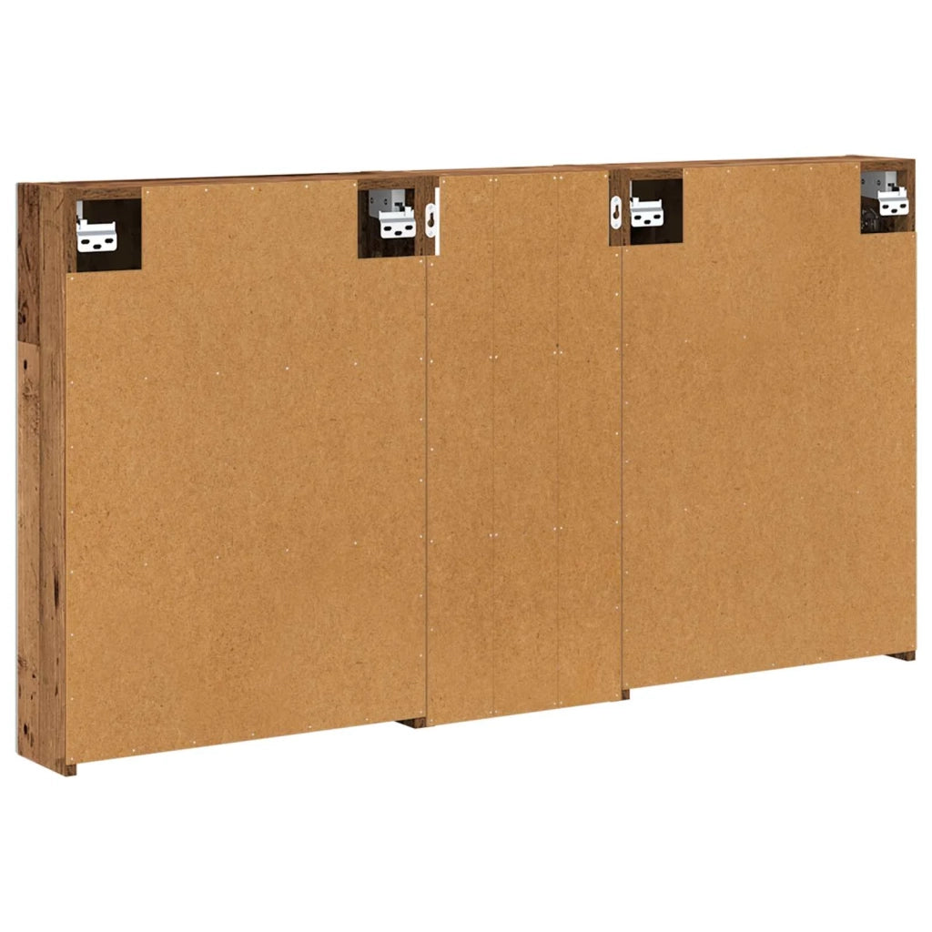 Set di Armadi da Bagno con lo scaffale 3 pcs 130 x 14,5 x 70 cm