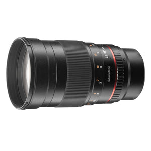 Teleobiettivo 135 mm F2.0 - lunghezza focale fissa APS-C Messa a fuoco manuale Compatibile con Olympus OM-D E-M10 Mark IV E-M1 Mark III Compatibile con Panasonic Lumix BGH1 DC-G110 DC-G91