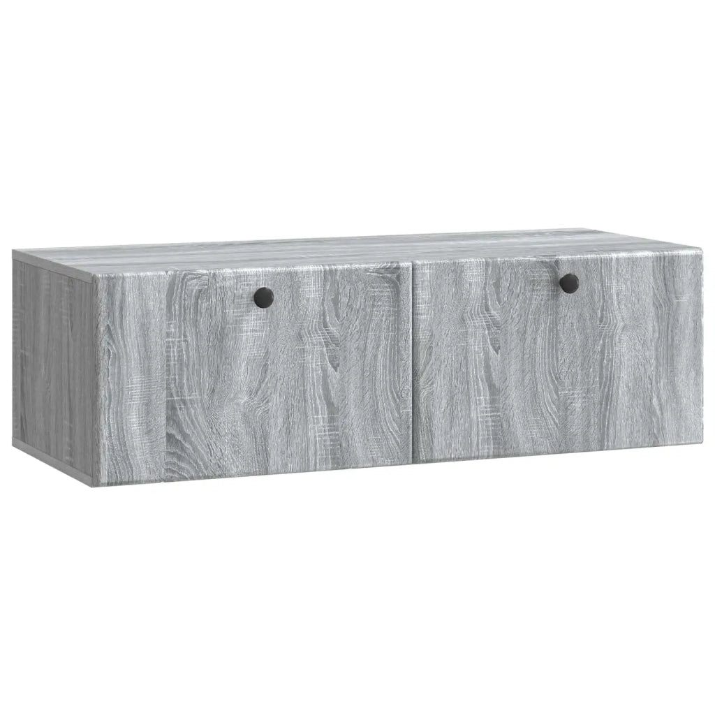 Mobile Porta TV da Muro 98 x 41 x 30 cm Sonoma grigio 899211