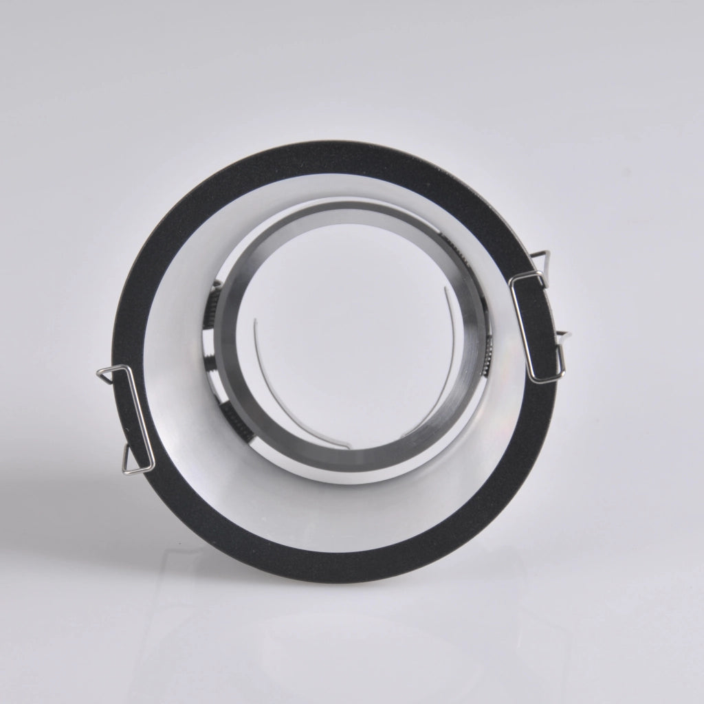 Polux KOLDING 315472 faretto incasso orientabile nero/argento