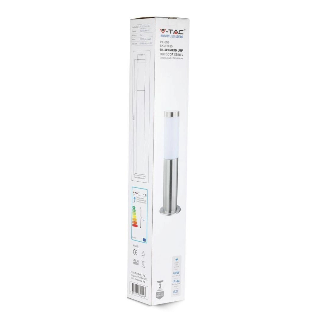 Lampada bollard con corpo in acciaio inossidabile IP65