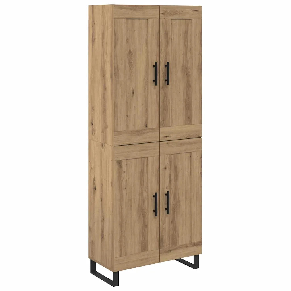 Credenza-Buffet-Armadio da cucina Rovere artigianale 69,5 x 34 x 180 cm 313308