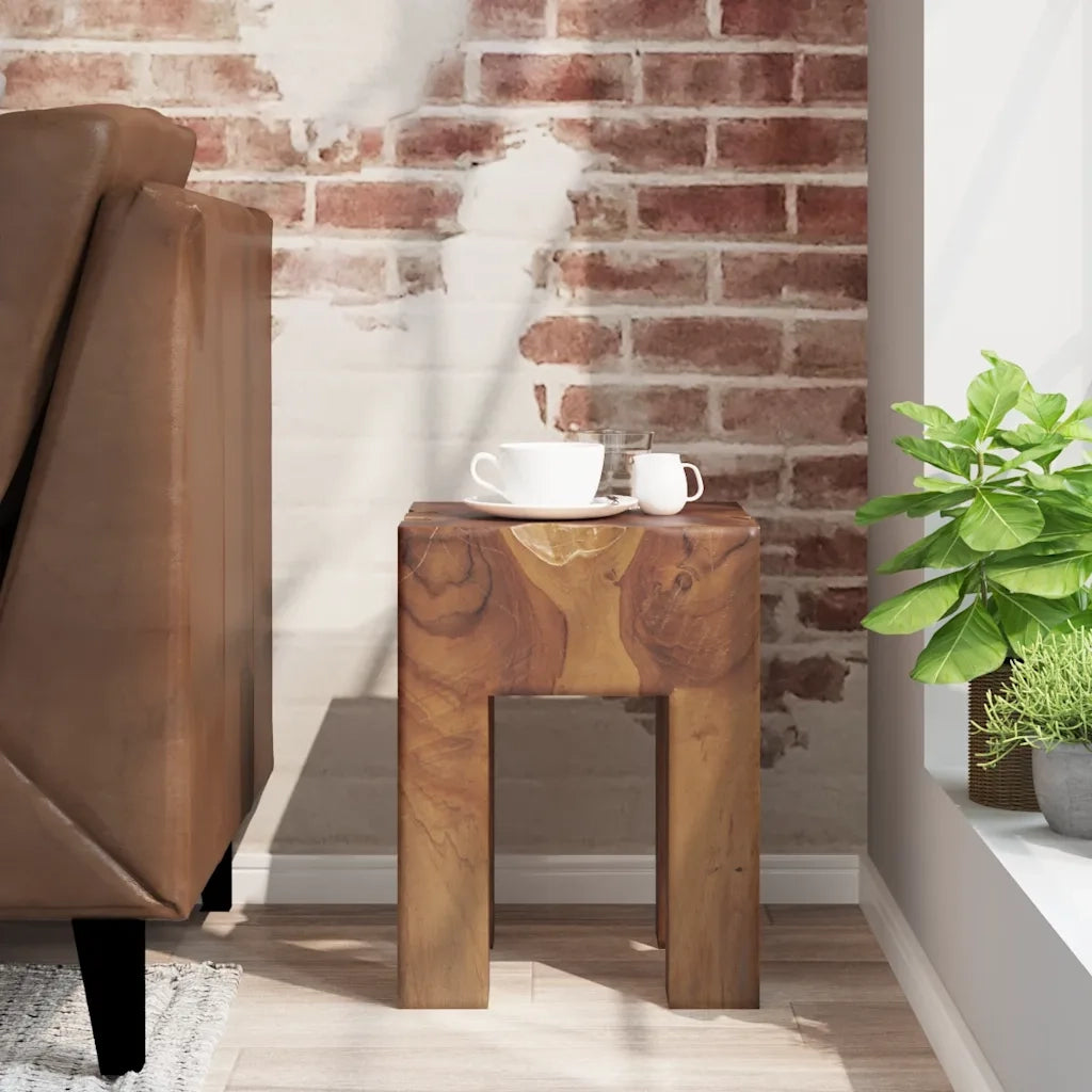 Sgabello in Legno Massello di Teak cod mxl 49306