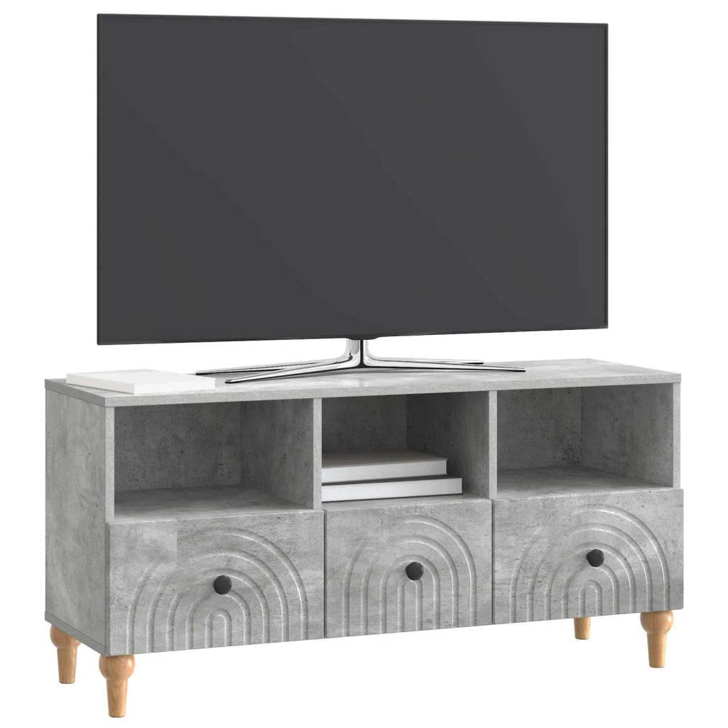 Mobile TV 102 x 34,5 x 50 cm Grigio Cemento 894218