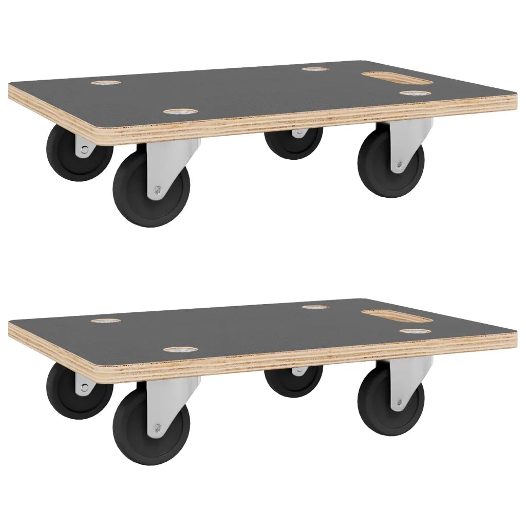 Pedane di Trasporto 2 pz Rettangolari 80x55x11,5 cm 250 kg 154891