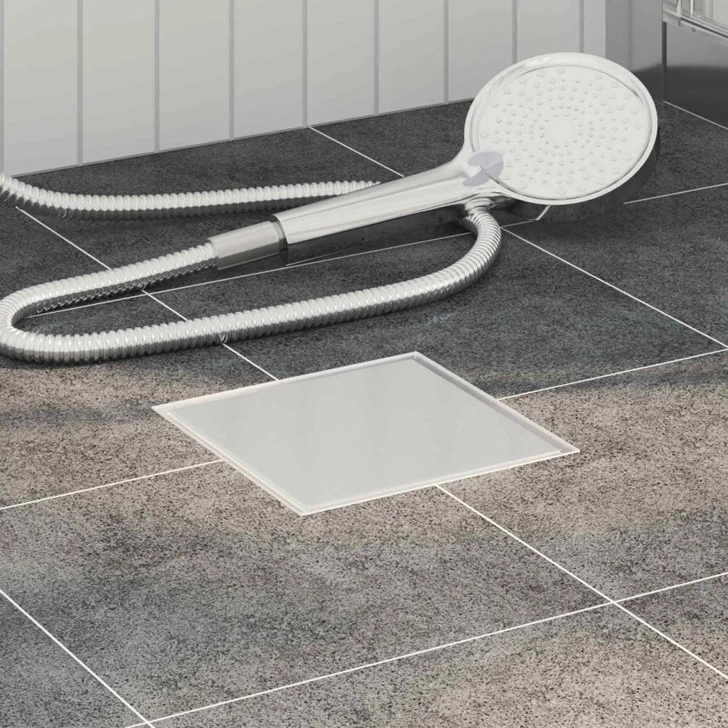 Drenaggio doccia 2 in 1 Argento 15 x 15 cm Acciaio Inox 304 42015932