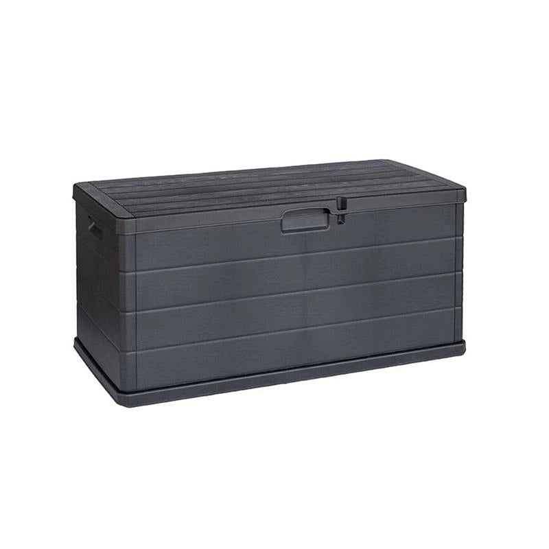MAURY'S BAULE CASSAPANCA ANTRACITE HARDWOOD 340 LT DA ESTERNO IN RESINA 118X59XH57 CM