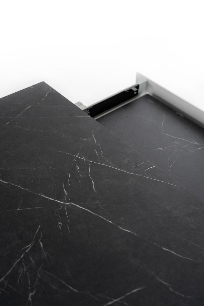 Tavolo Allungabile 170/270x90x76 cm in HPL Barret  Marmo Nero