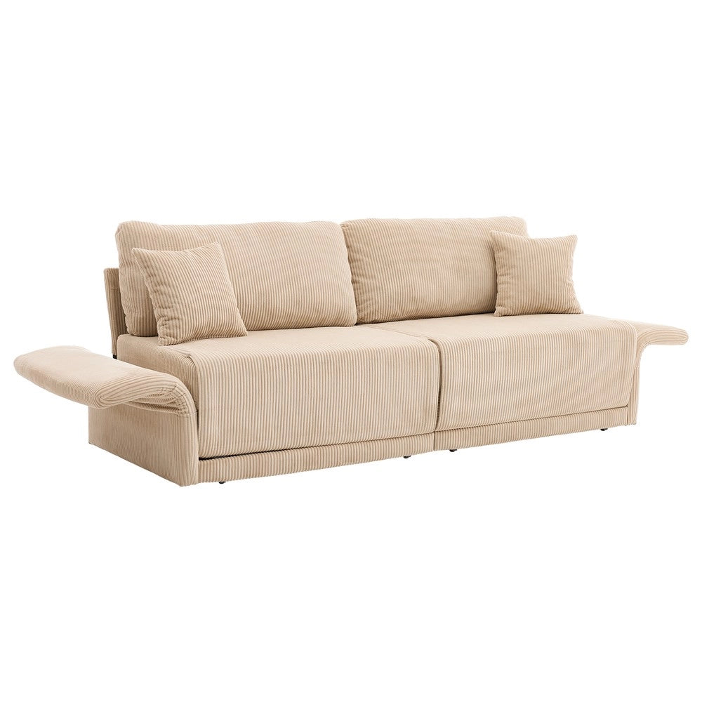Divano letto ¨C Minimal ¨C tessuto grigio 140x200cm