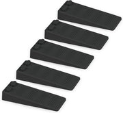 5 deurstoppers in gom antislip non tossici senza odore - protezione per le porte e le pareti - protezione per pavimenti in moquette e parquet - nero