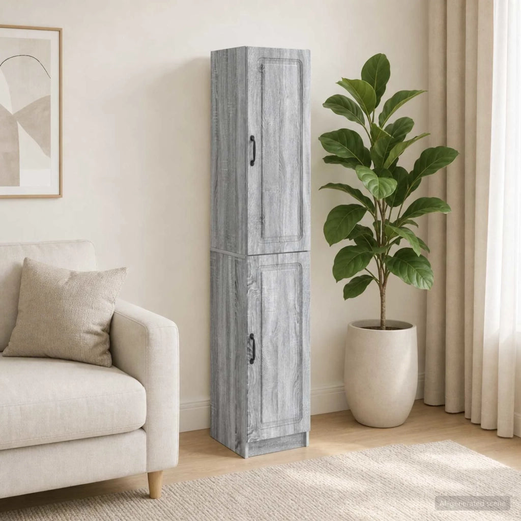 Set di armadi 2 pz Sonoma grigio Legno ingegnerizzato 3416958
