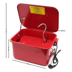 Vasca lavapezzi da officina, vasca lavaggio pezzi, lavapezzi officina, capacità 13,25 l