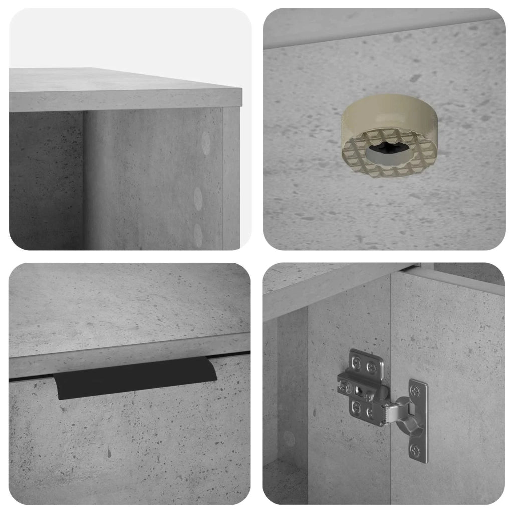 Mobile per gatti Grigio Cemento 100 x 49 x 45 cm 8014754