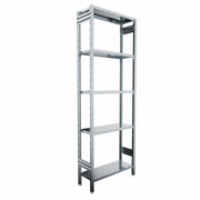 SCAFFALATURA in metallo da magazzino Zincata cm. 80x50x242h