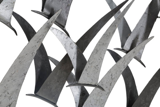 Pannello Gabbiani 93x12,7x47,6 cm in Ferro Multicolor