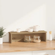 Mensola da cucina-Scaffale da Cucina Impilabile Rovere Artigianale 60x15x16 cm