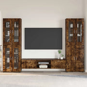 Set mobile TV con cassetto FLORIN Rovere fumé Legno multistrato