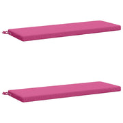 Cuscini per Panchina a 2 Pezzi SOEST 2 pz 100% Poliestere Rosa 948897